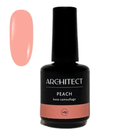 Камуфлирующая крепкая каучуковая база HARD Nail ARCHITECT 02 PEACH Base Camouflage 15 ml