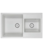 Кухонная мойка Kuppersberg MODENA 80 NL 1,5B WHITE фото 