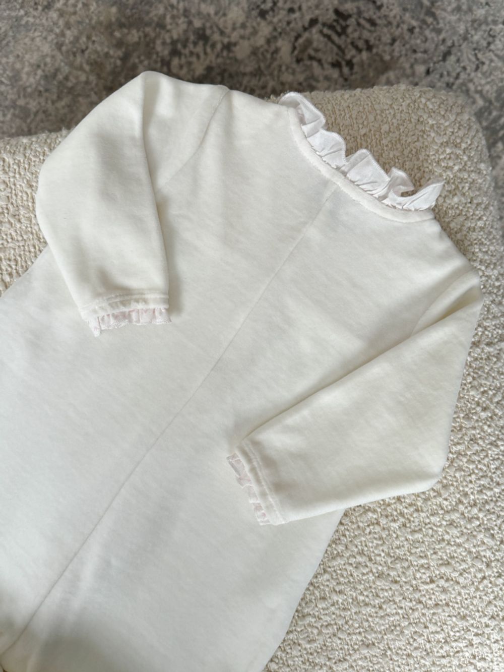 Велюровый комбинезон слип Armani, 68