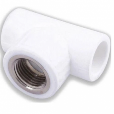 Тройник переход. 20*1/2*20 внутр.резьба Valflex