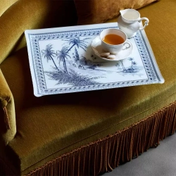 Поднос сервировочный Gien Depareillees Bleu (46.4 x 36.4 см)