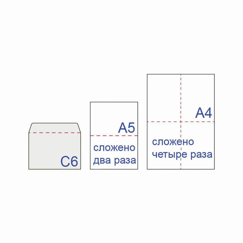 Конверты С6 (114х162 мм) отрывная лента Куда-Кому внутренняя запечатка 80 г/м2 комплект 100 шт. BRAUBERG (5 штук в упаковке)