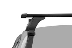 Багажная система LUX с дугами 1,2м прямоугольными в пластике для Citroen C4 Aircross внедорожник 2012-2017,Peugeot 4008 внедорожник 2012- Peugeot 307 хэтчбек 2001-