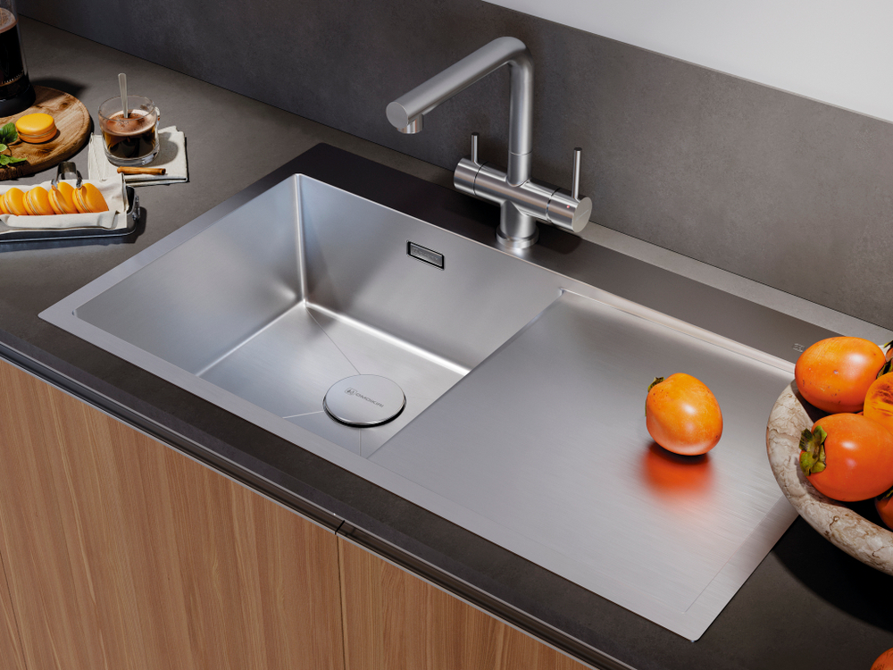 Мойка Omoikiri Akisame 78-GM-R | Вороненая сталь