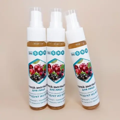 Спрей-эмульсия для для лица витаминно-пробиотический продукт из ягод BIO SNK, 50мл