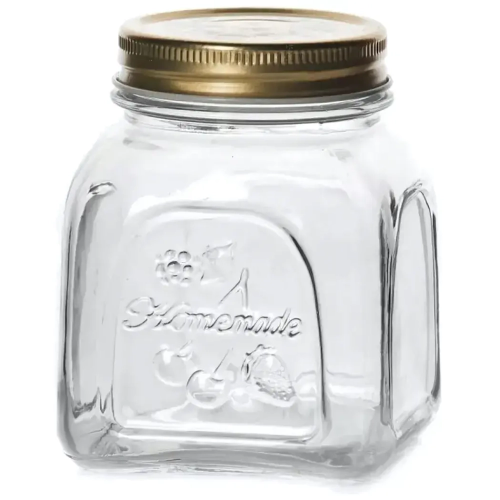 Банка для продуктов стеклянная 500мл «Хоммейд профессионал» 80384SL