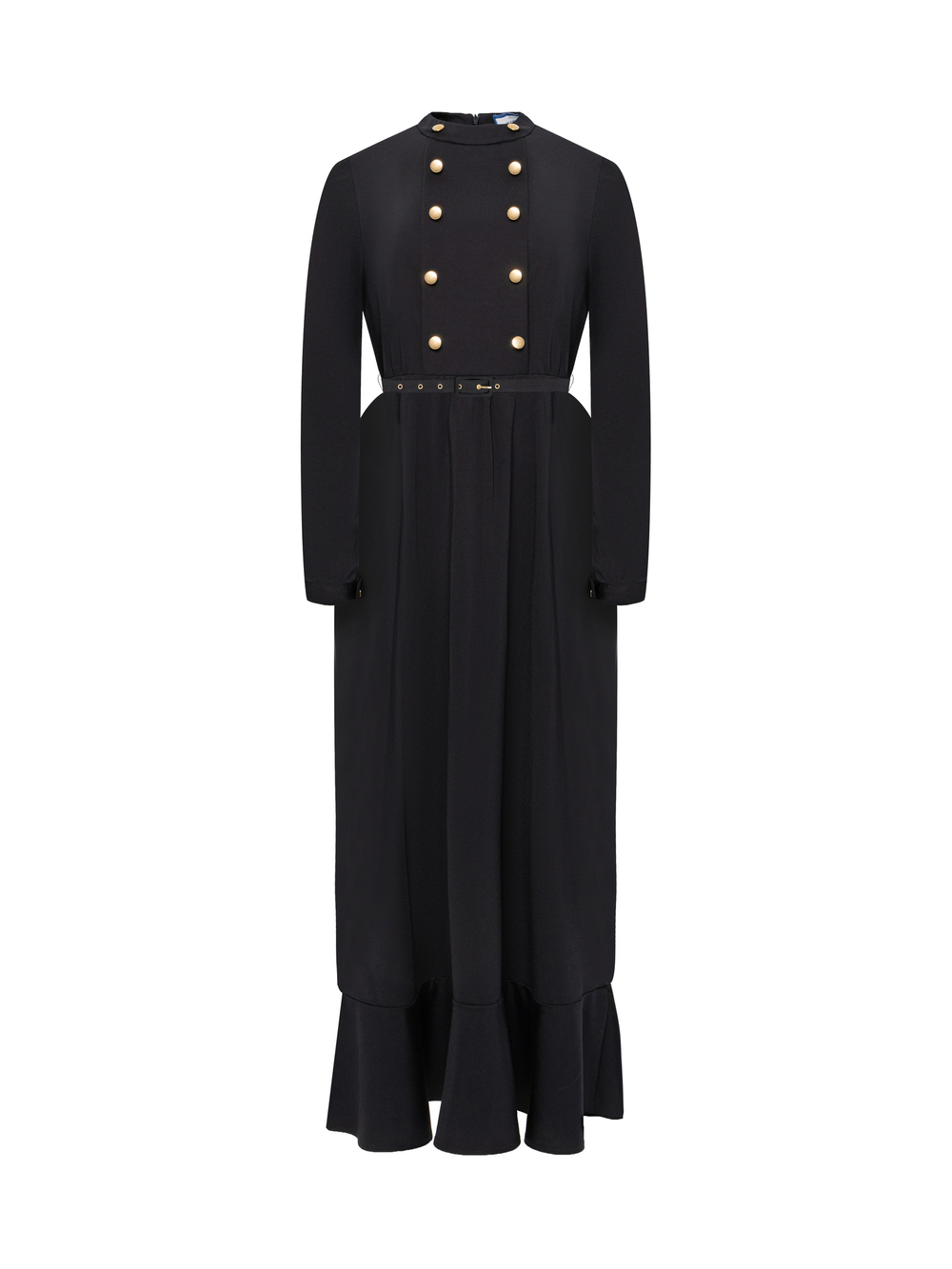 Платье длинное черное