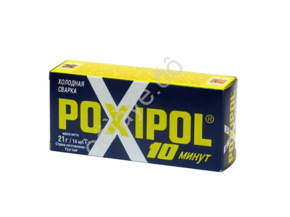 Холодная сварка Poxipol  14мл  (серый) синий  11104/113451с