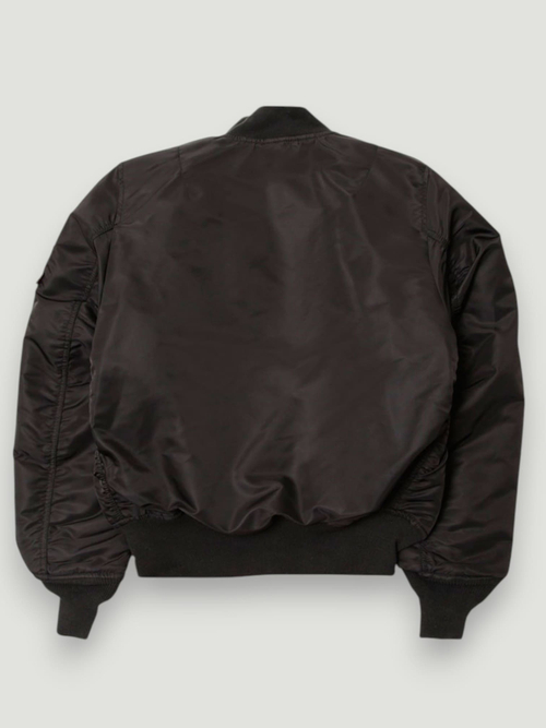 Куртка Бомбер - MA-1 Flight Jacket (черная - black)