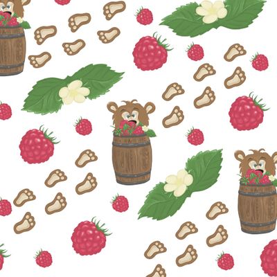 мишка в бочке