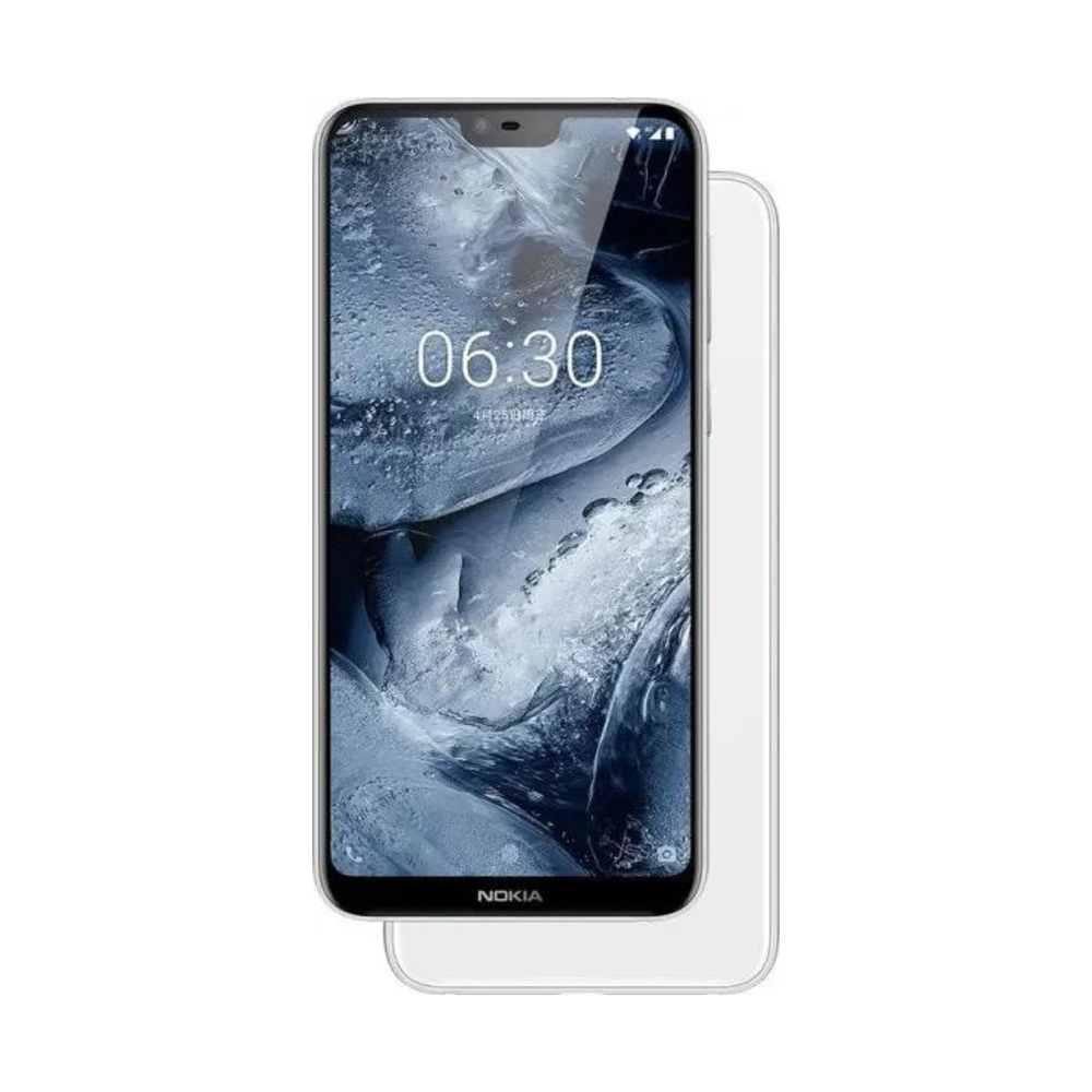 Защитная пленка матовая на заднюю сторону Hoco GB 003, имитация кожи, черная Nokia X6 2018