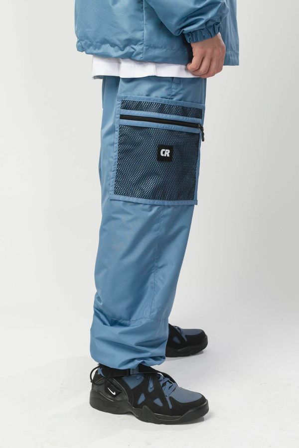 Штаны Square Pants Wide Мужские голубые темные - фото 4