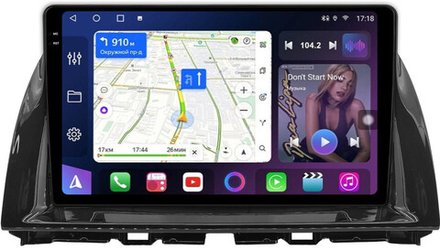 Магнитола для Mazda CX-5 2011-2017 - FarCar BM2007M монитор 10.36" QLED на Android 14, TS10, 4+32Гб, CarPlay, 4G SIM-слот