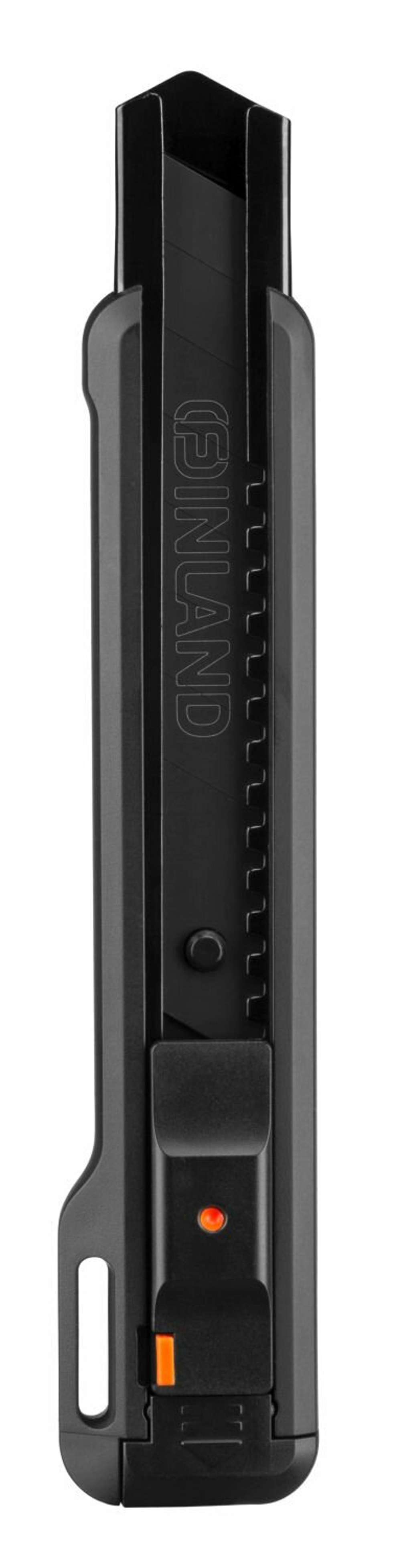 Нож строительный FINLAND 2194, Soft Touch, SK2H, автоматический фиксатор, лезвие 18 мм