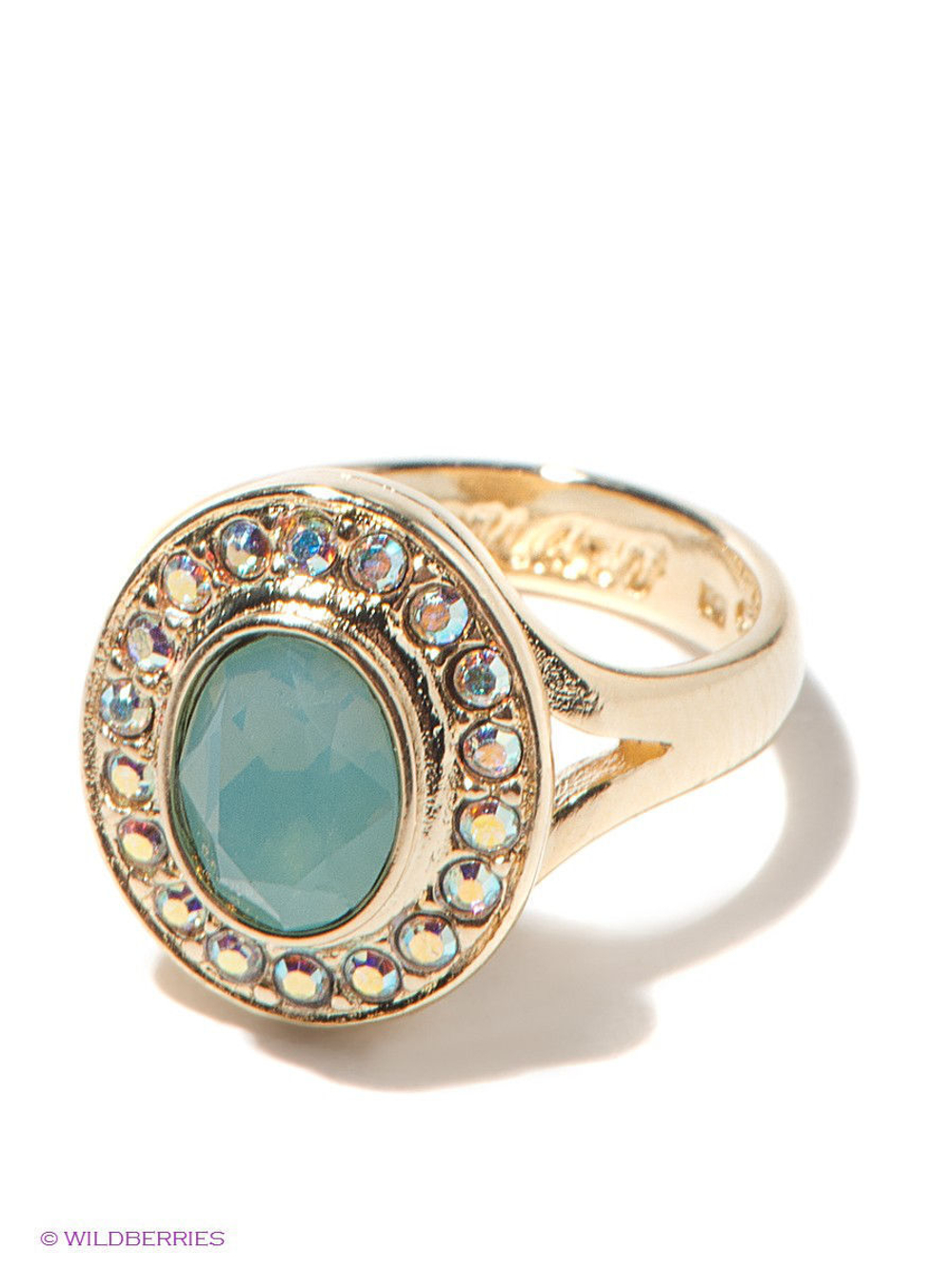"Навогеро" кольцо в золотом покрытии из коллекции "Murano" от Jenavi