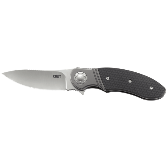 Складной нож CRKT K300KXP Hootenanny c клинком из стали 8Cr13MoV, рукоять Stainless Steel