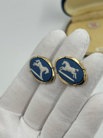 Запонки с лошадьми Wedgwood