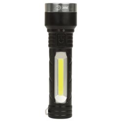Светодиодный фонарь ЭРА UA-501 универсальный, аккумуляторный, COB+LED, 5 Вт, резина | Универсальные  фонари