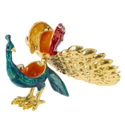 GAEM Шкатулка "Павлин", L9 W6 H10 см