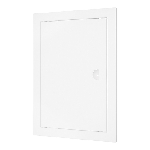 Люк ревизионный пластиковый 268*268 с ручкой и фланцем 246*246 Л2525Р EVECS