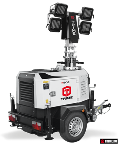Осветительная мачта TRIME X-ECO 4X160W 48V LED дизельная - [8.5 м / Kubota]