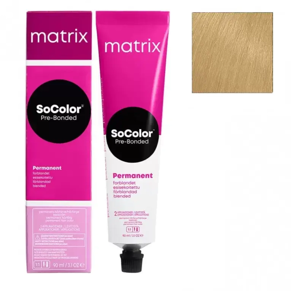 Matrix SoColor Pre-Bonded 9N Очень светлый блонд натуральный Крем-краска для волос, 90мл