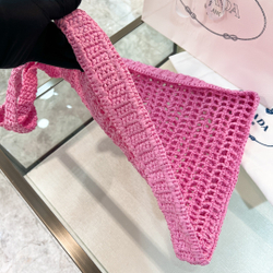 Prada Crochet Tote Bag 38 cm