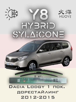 Щетки стеклоочистителя HUOYE Y8 550/400 мм на Dacia Lodgy | Hook/J-Hook