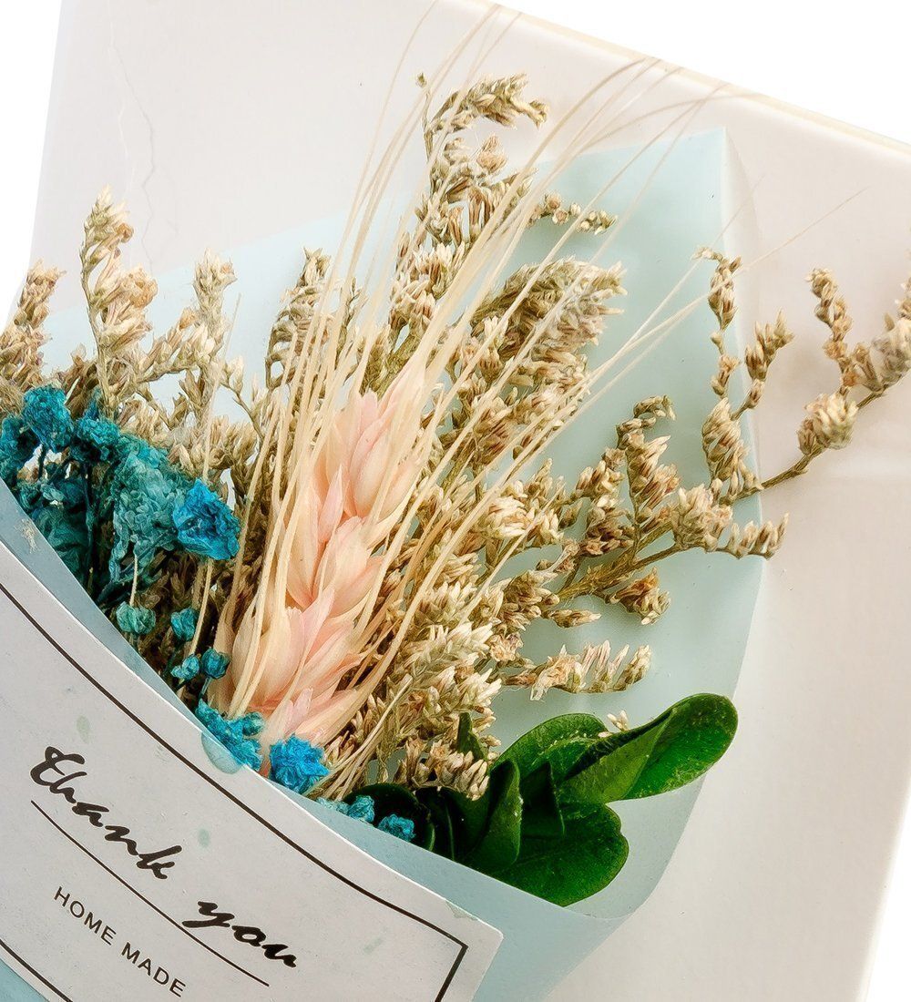 DF-94 Открытка с букетом из сухоцветов в подарочкой коробке «Для тебя» - Вариант A