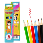 Карандаши 6цв. "Милашки" в коробке 7303К-6 (J.Otten)