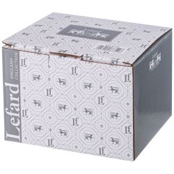 ЧАЙНИК СТЕКЛЯННЫЙ С ФАРФОРОВЫМ СИТОМ LEFARD ЛОРИАН 650 МЛ