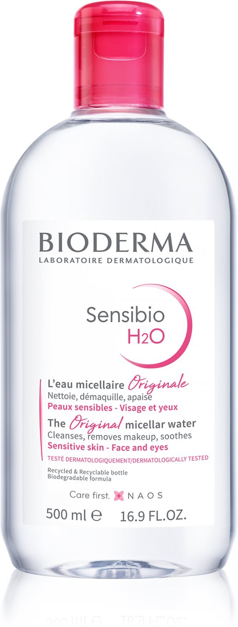 Bioderma Sensibio H2O - мицеллярная вода для чувствительной кожи /   500  ml  / GTIN 3401398335755