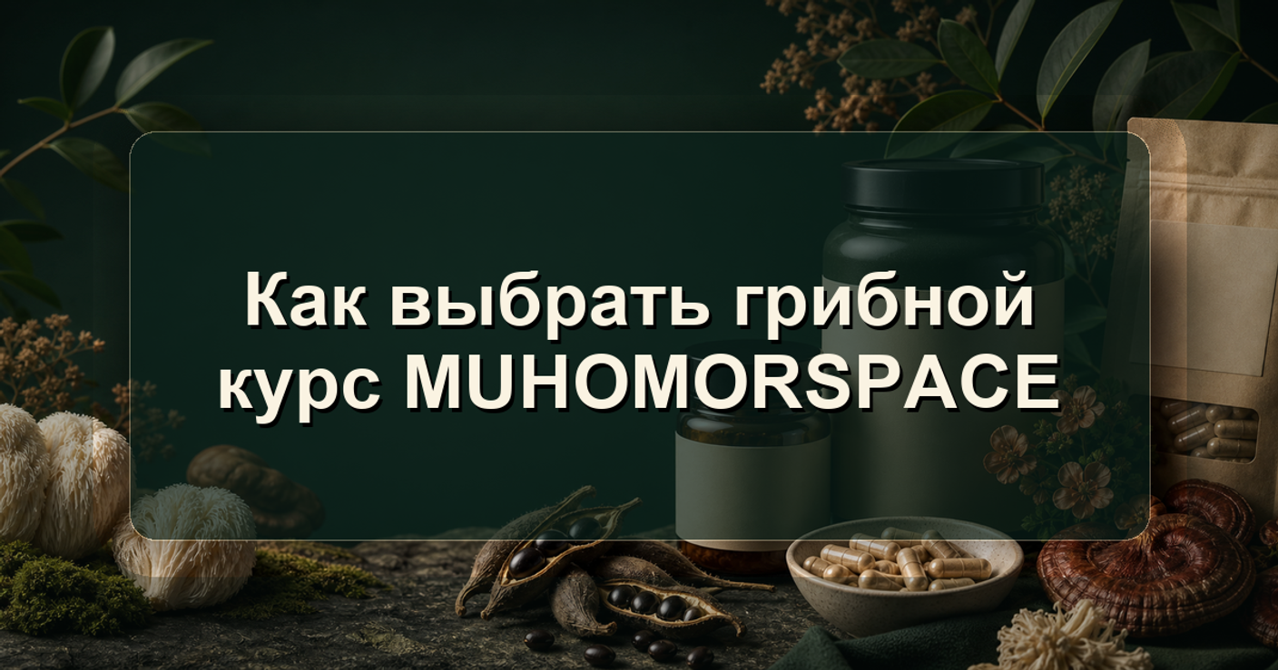 Как выбрать грибной курс MUHOMORSPACE