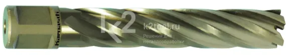 Корончатое сверло Karnasch 18х80 мм, GOLD-LINE, Weldon 19, арт. 20.1285U-018