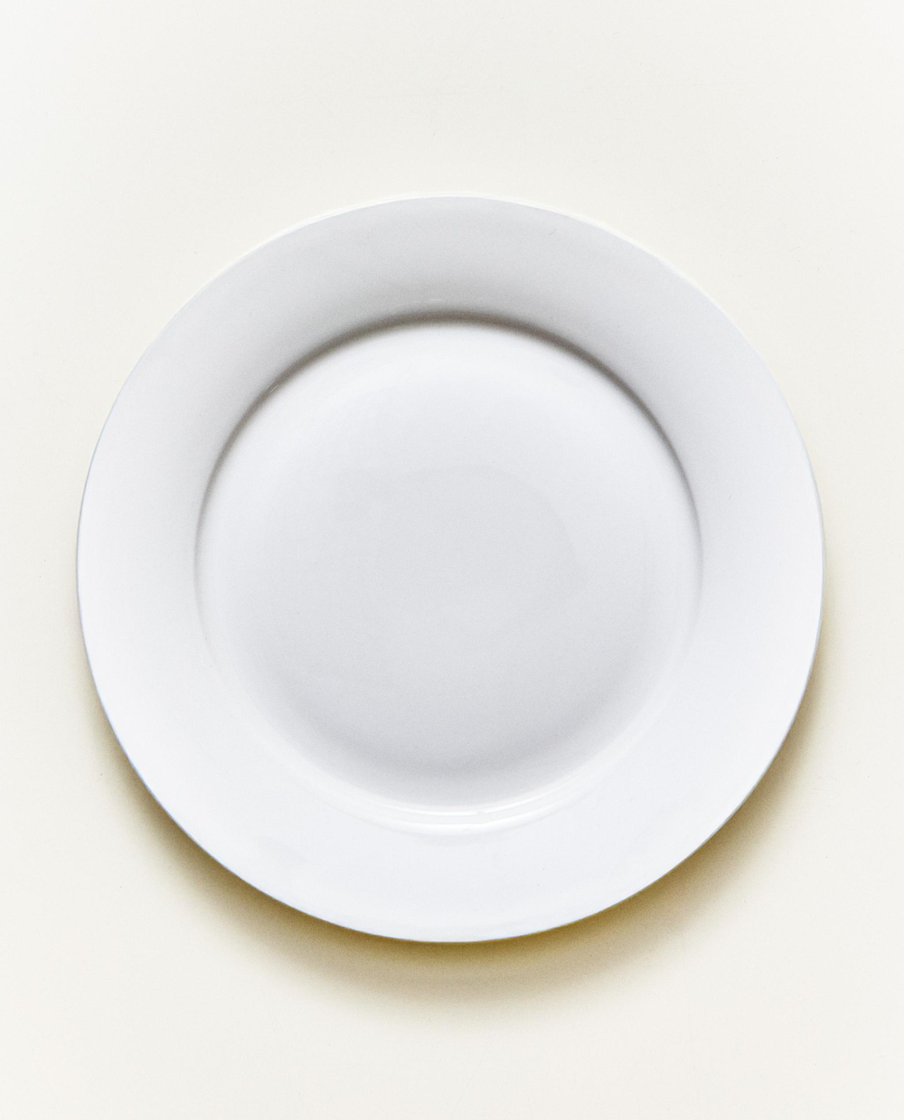 Zara Home тарелка десертная из костяного фарфора, цвет белый, 20.4 см