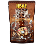 HBAF, Темный шоколад с миндалем, 100 г