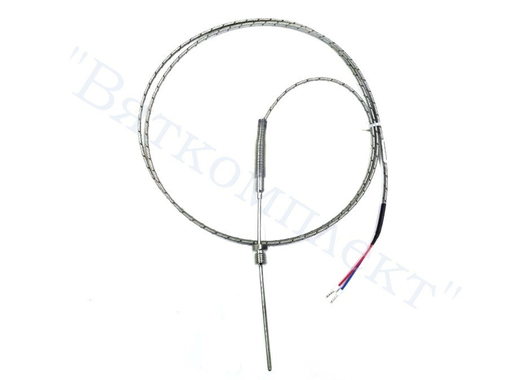 Преобразователь термоэлектрический ТП2488/2, ХК(L), -40..+400°С, 80 мм, d3 мм, Lкаб=1,5 м, 2, Из, Г