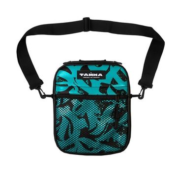 Сумка через плечо ТАЙНА x ЗУКО черный/экокожа/сине-зел. принт