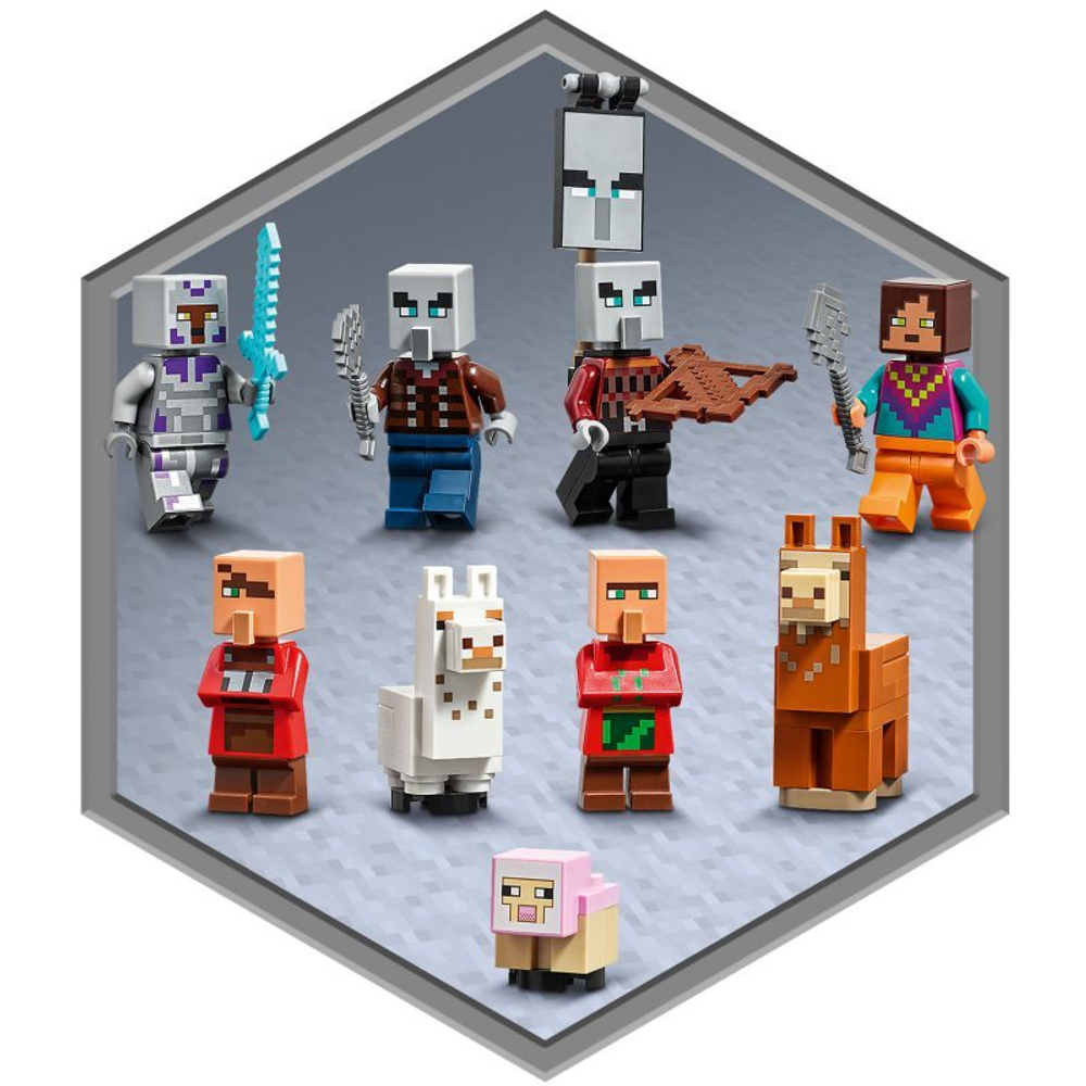 Конструктор LEGO Minecraft -  Деревня лам 21188