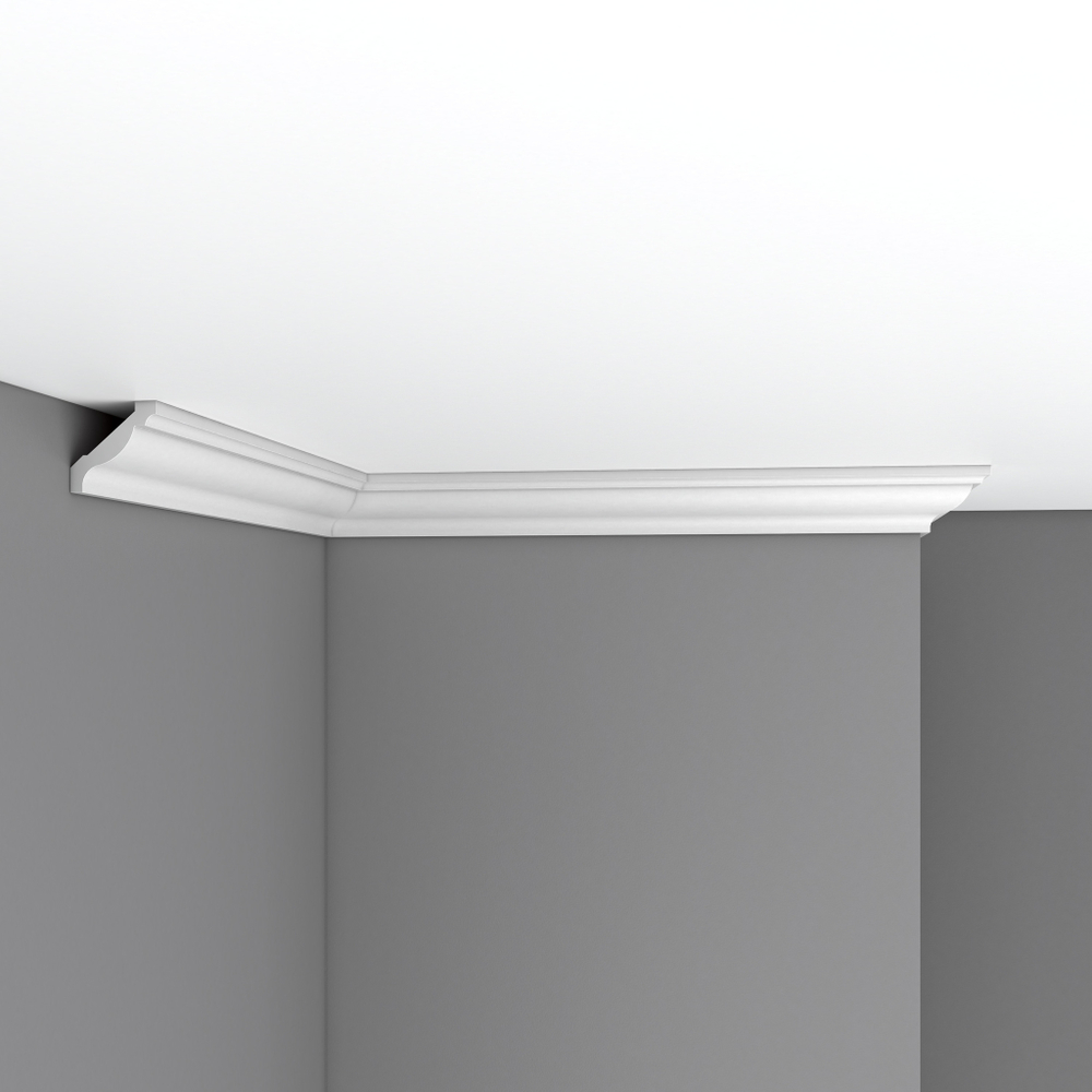 Плинтус потолочный гладкий Decomaster 96015 40х40х2400мм