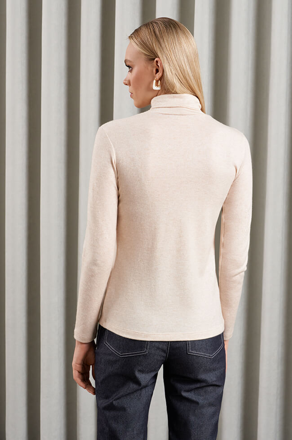 22961 Джемпер женский (кремовый меланж)