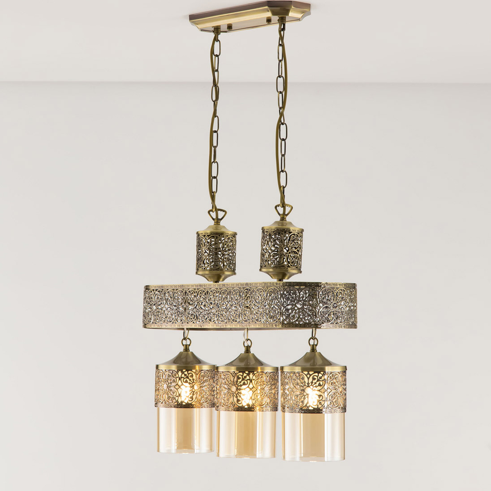 Citilux Эмир CL467233 Люстра подвесная Бронза