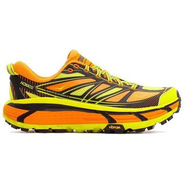 HOKA ONE ONE Mafate Speed 2 Трекинговые ботинки Низкий Верх Апельсиновый/Зеленый/Черный Мужские