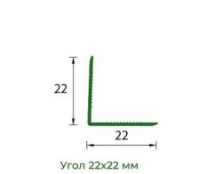 Угол ПВХ "Деконика" 274 Сосна северная 22х22х2700 мм
