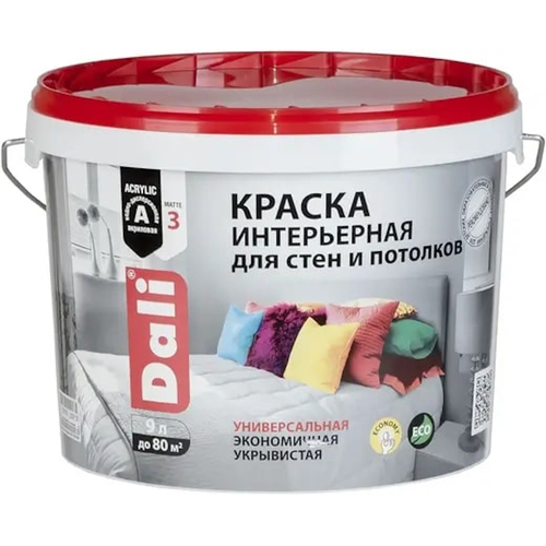 В/д DALI д/стен и потолков интерьер. База С  бесцвет. 9л  (Рогнеда)