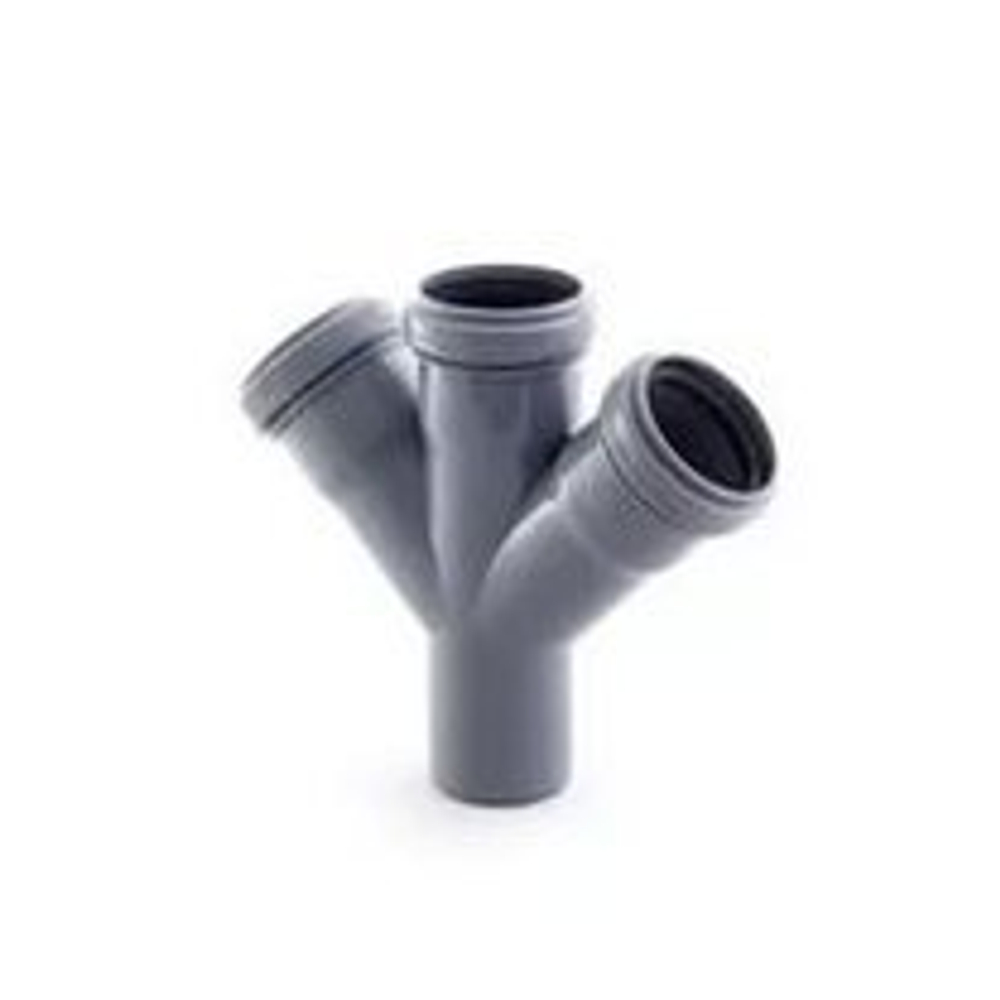 ПВХ Крестовина Ф50х50х50*45 (40/5шт)