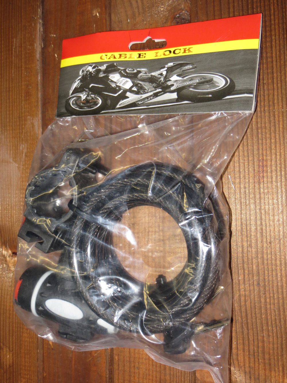 Кабельный замок SL529, 10мм *180 см