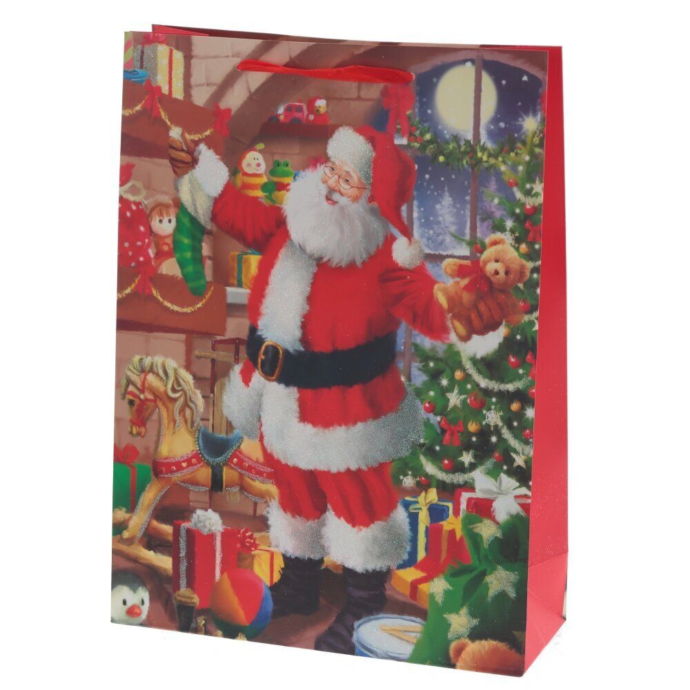 GAEM Пакет подарочный (бумага 210г/м2, блок микс 12шт), L30 W11 H41 см, 4в.