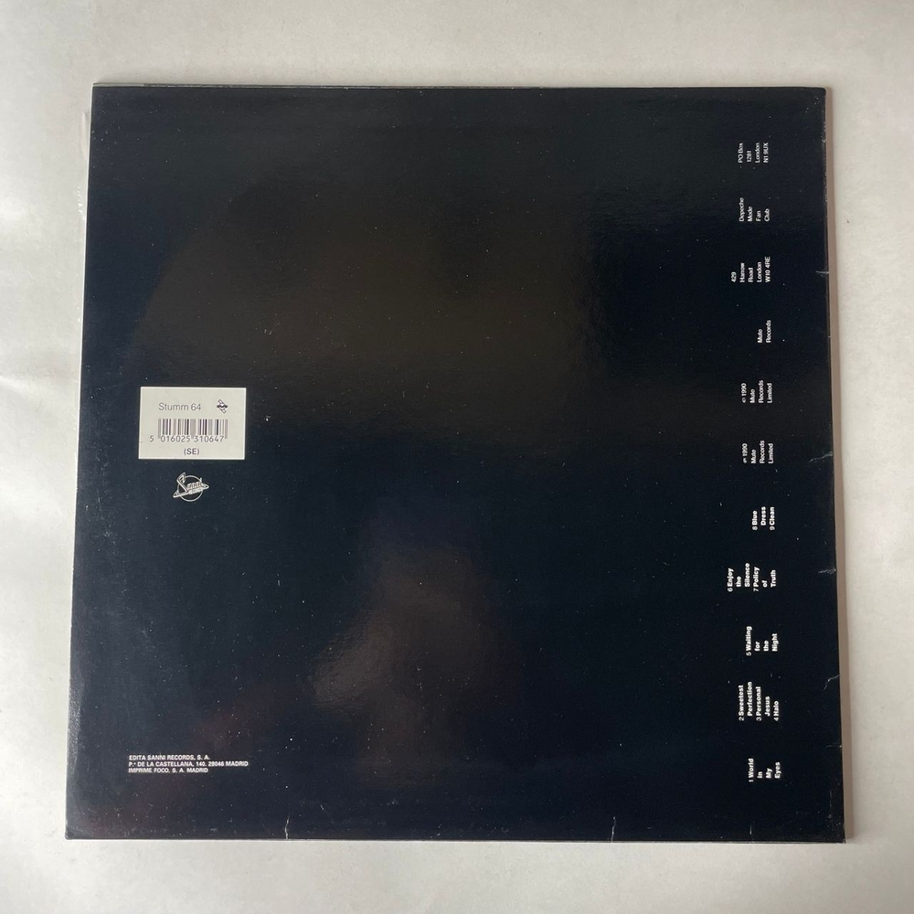 Винтажная виниловая пластинка LP Depeche Mode Violator (Испания 1990)