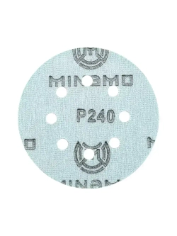 125мм P240 10шт. Шлифовальный абразивный круг для шлифовки под липучку Minamo Light Matter 125мм FB